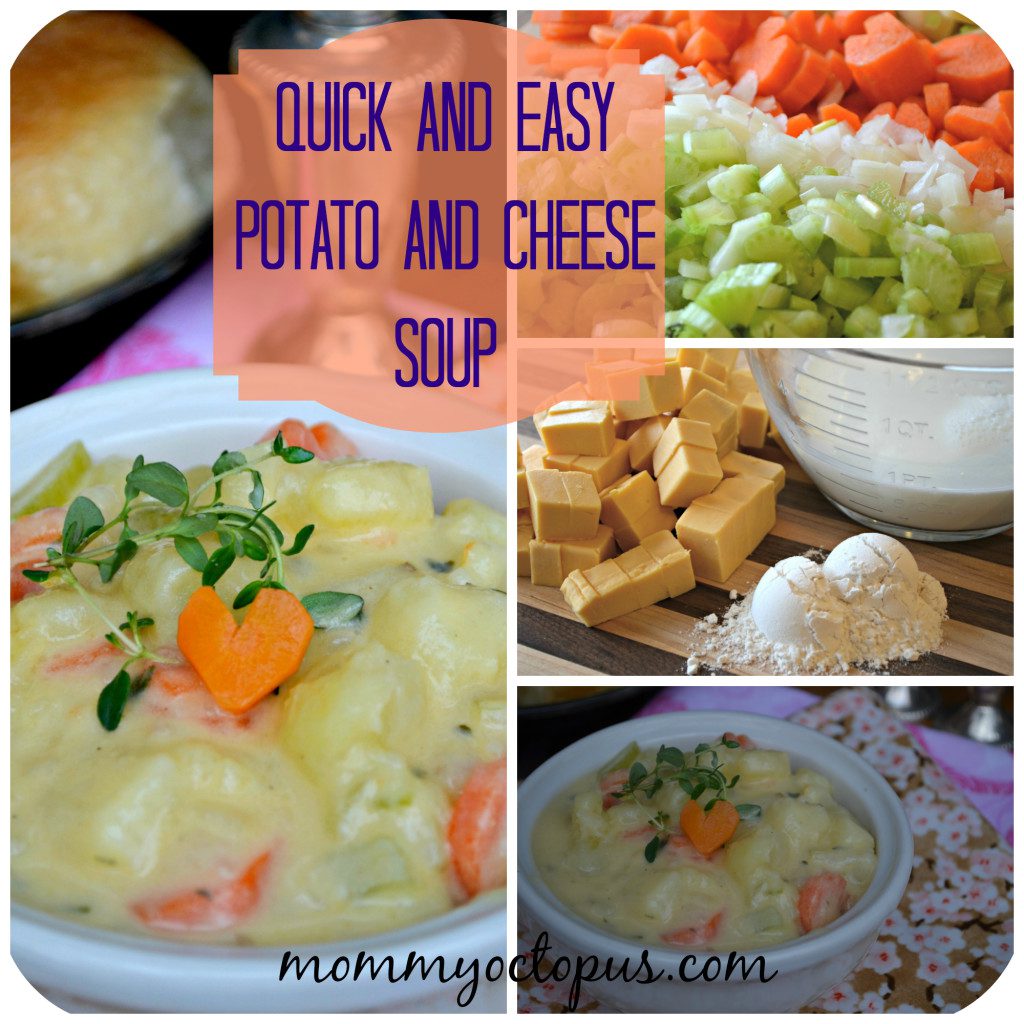 Quick and Easy Potato and Cheese Soup