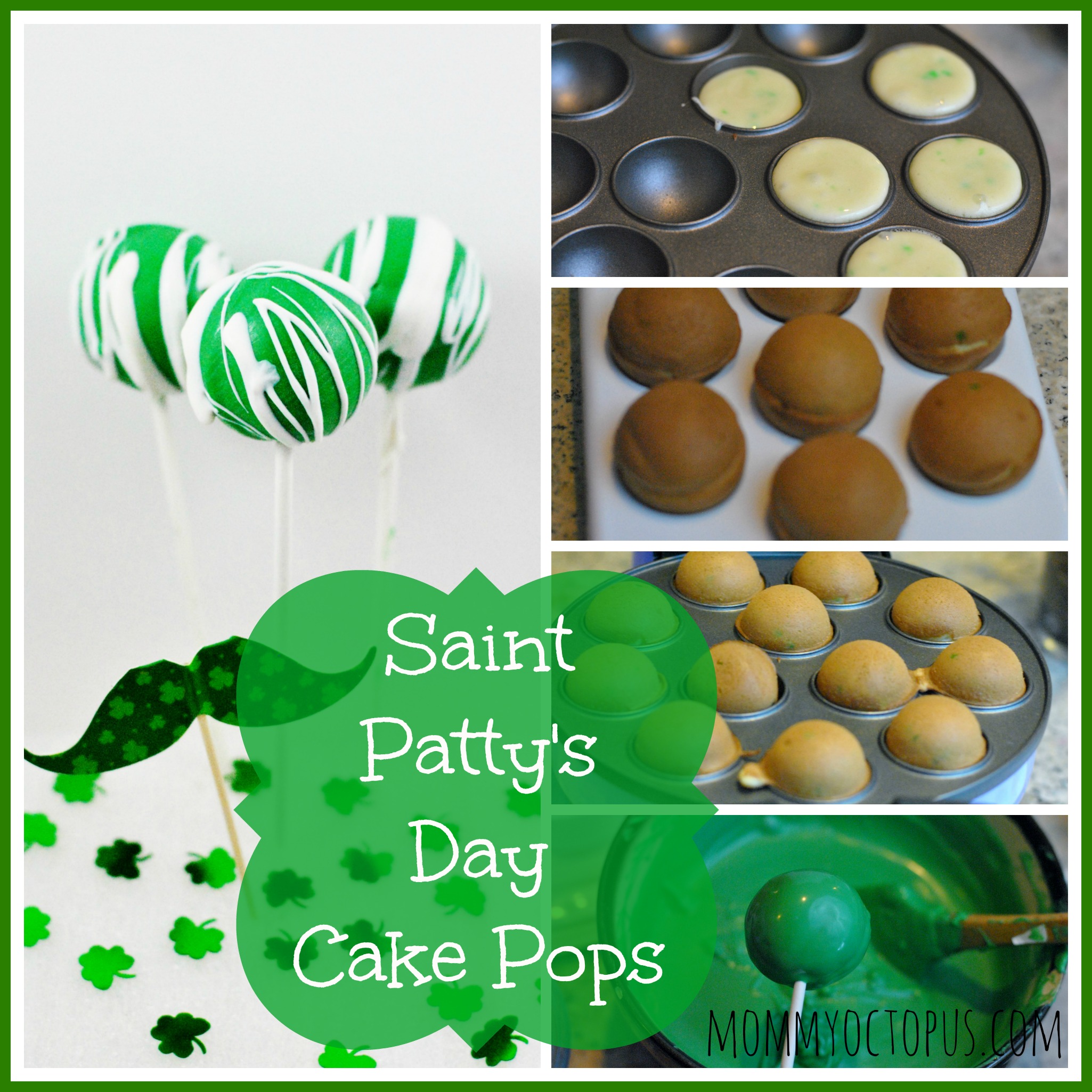Saint Patty's Day Cake Pops