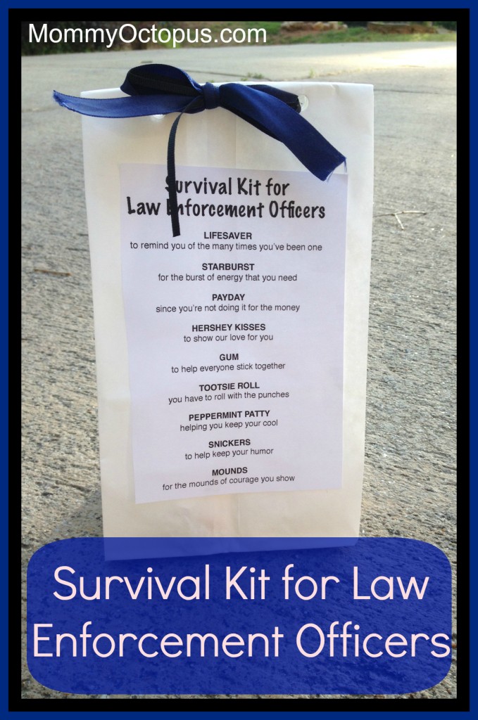 Survival Kit for Law Enforcement Officers Police Sheriff with FREE Printable 