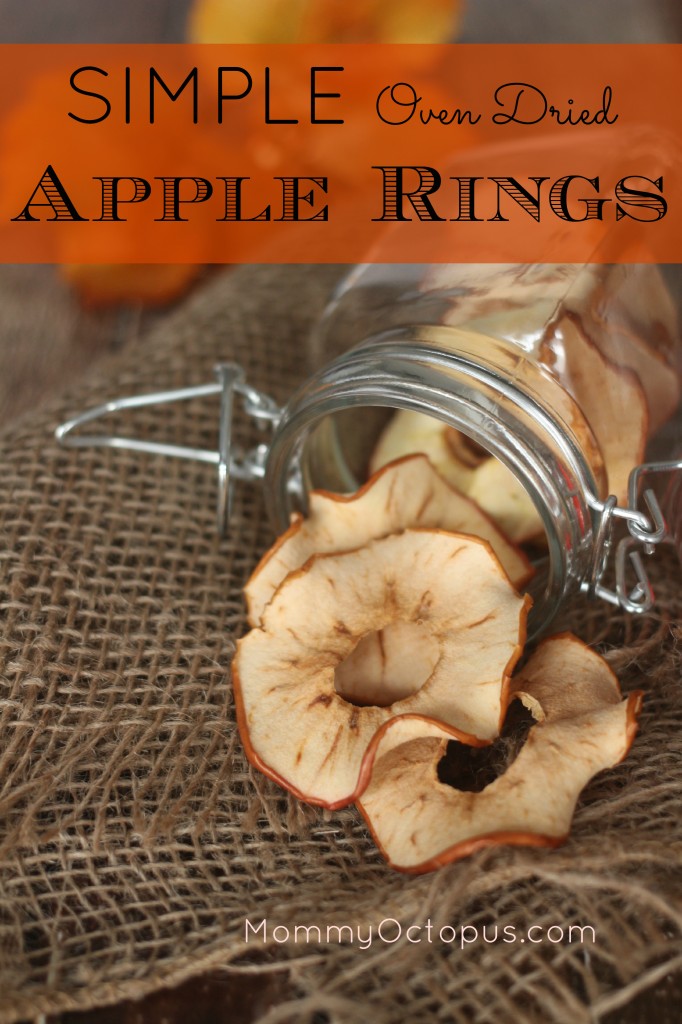 Simple Oven Dried Apple Rings