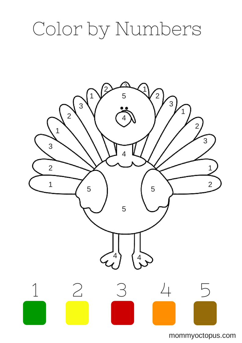 turkey-coloring-pages-color-by-number-kristneblogger