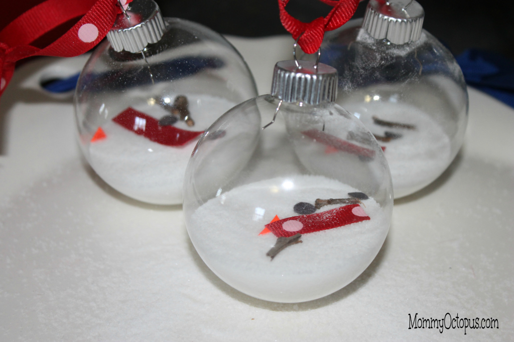 Melted Olaf Snowman Ornaments