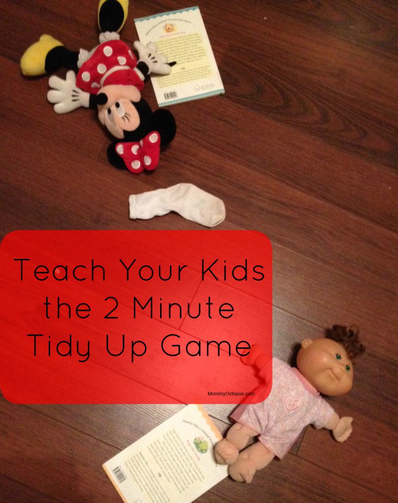 Teach Your Kids the 2 Minute Tidy Up Game