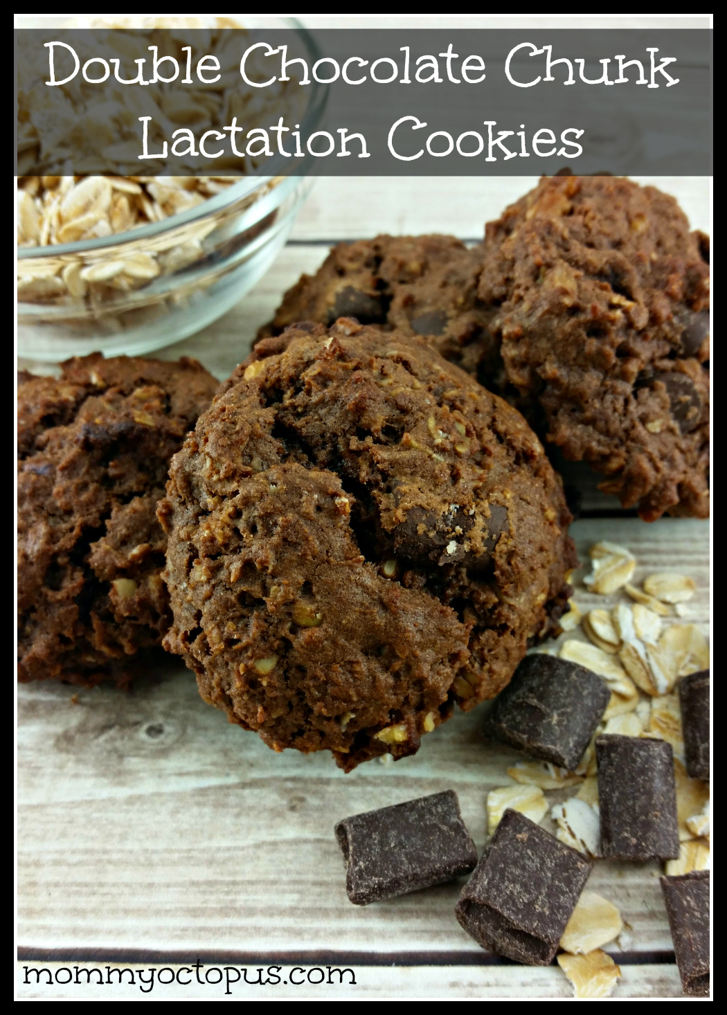 Double Chocolate Chunk Lactation Cookies