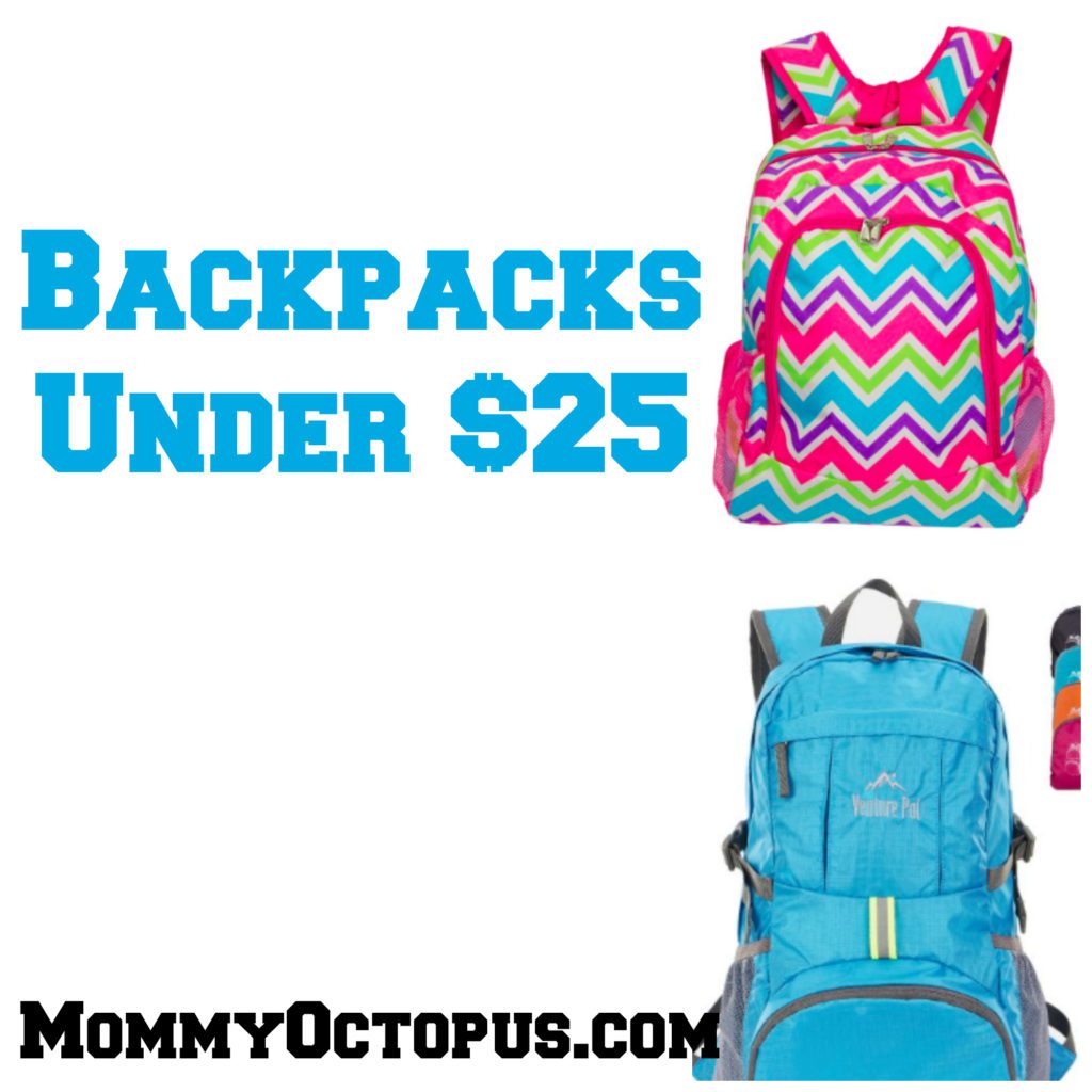 Backpacks Under $25 - Mommy Octopus