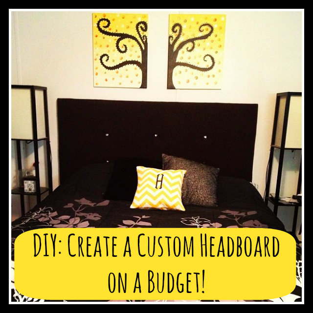 Create a   Custom Headboard on a Budget