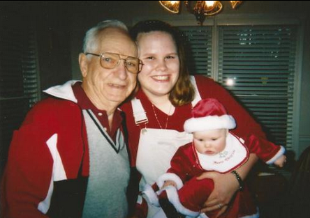 Grandpa, Me, and my daughter (who is now 9.5!)
