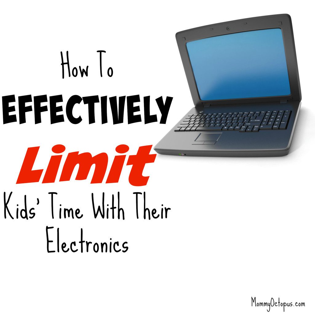 How to Effectively Limit Kids' Time With Their Electronics