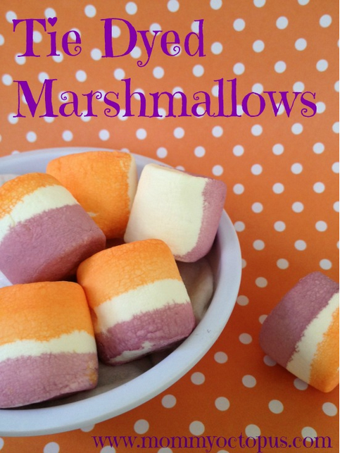 How to Tie Dye Marshmallows!