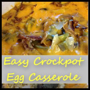 Easy Crockpot Egg Casserole