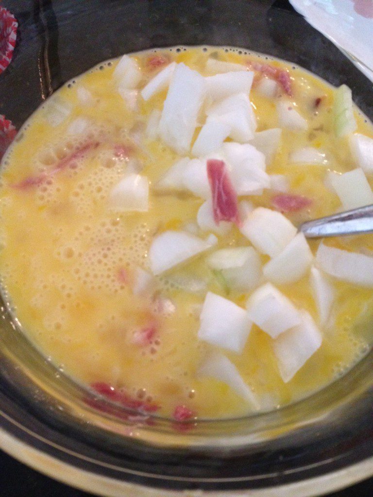 Uncooked Eggs - Mini Crustless Quiches