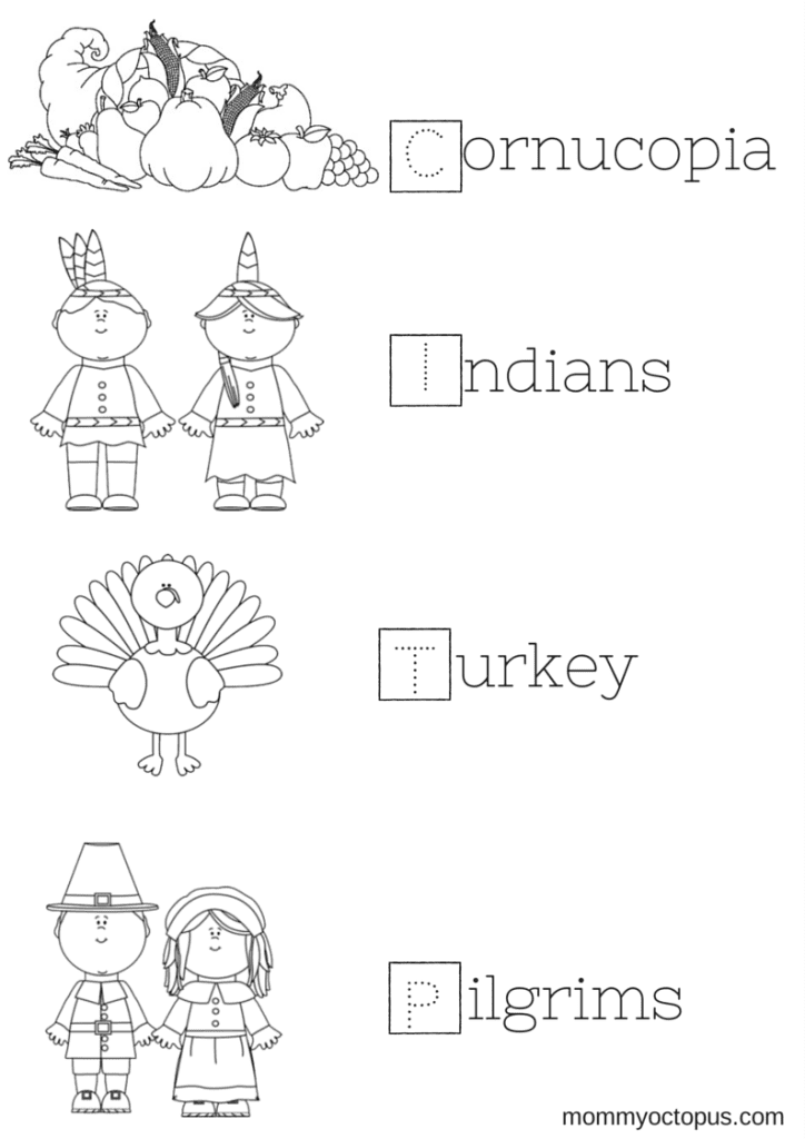 Free Thanksgiving Printable Activity Sheets!