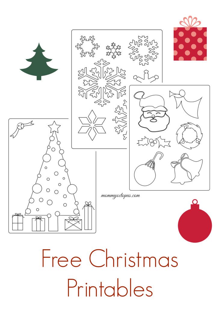 Free Christmas Printables - Mommy Octopus