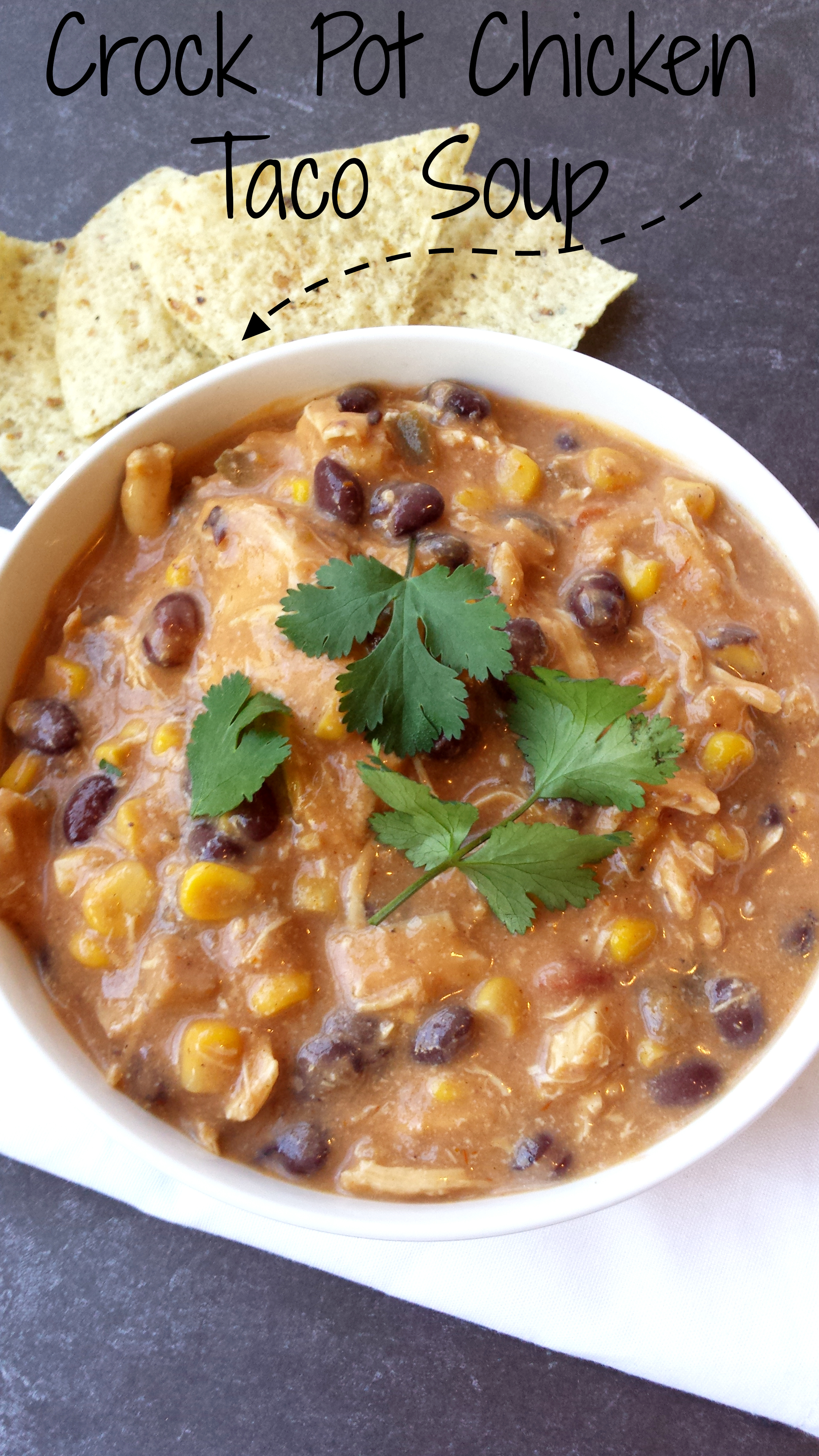 crock pot chicken taco soup