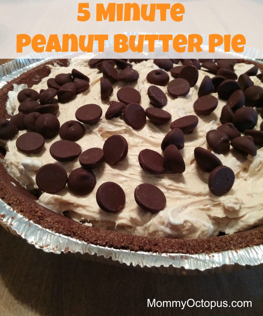 5 Minute Peanut Butter Pie