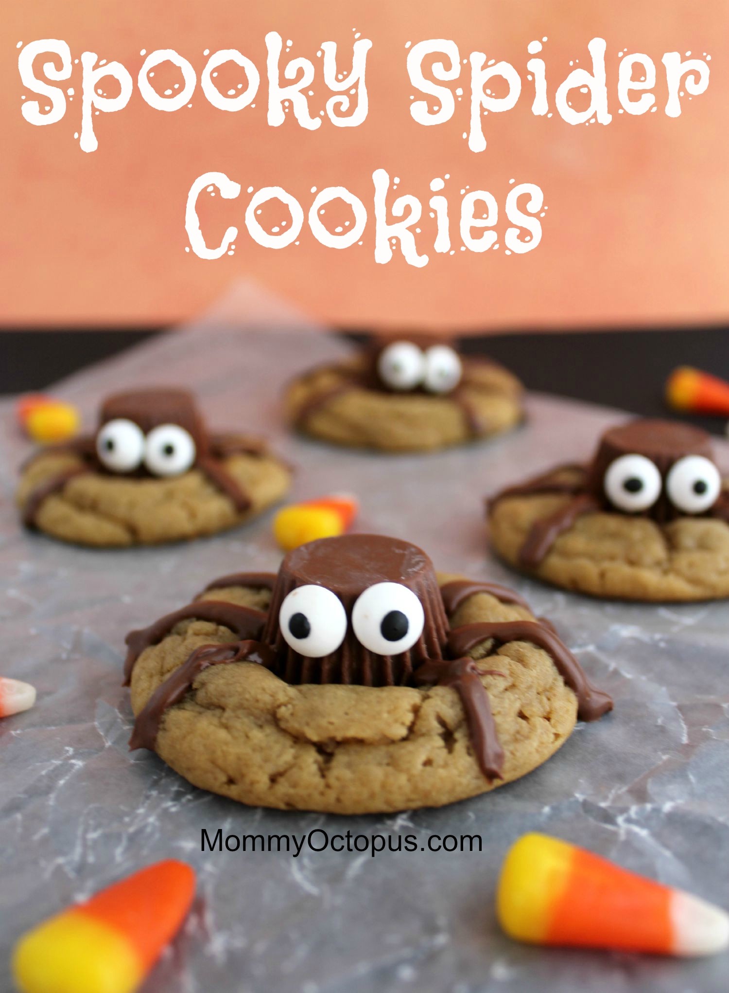 Spooky Spider Cookies for Halloween Parties
