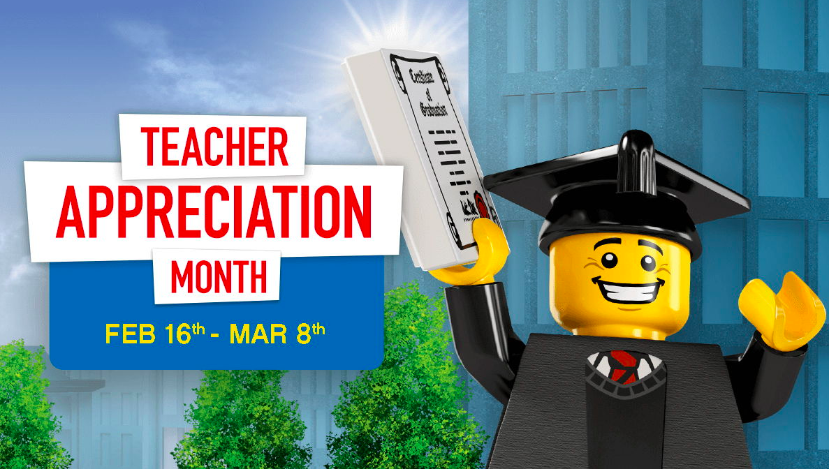 LEGOLAND Discover Center Atlanta Teacher Appreciation Days!